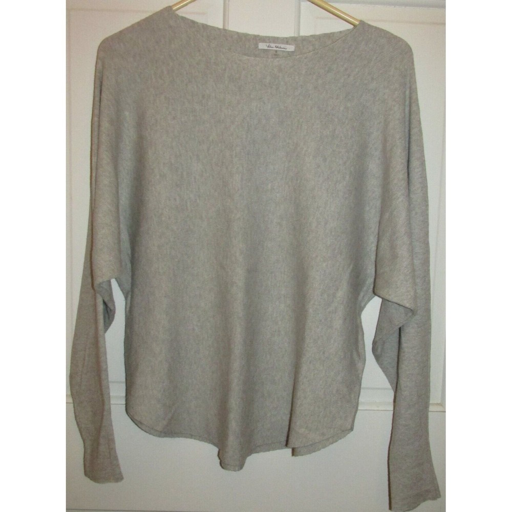 Vila Milano Women's Gray Dolman Sleeve Top Size S
